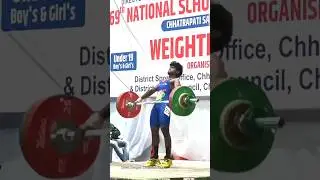snatch -112kg (M/65) School games maharashtra #shorts #shortvideo  #weightlifting