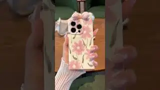 Aesthetic Square Flower Case | iPhone Case