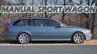 Manual BMW E39 525i M-Sport Touring Driving Review