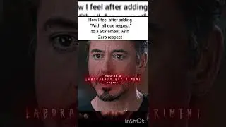 feels like your Tony stark a.k.a Ironman