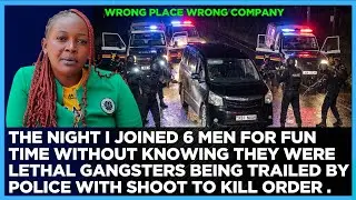 THE NIGHT I JOINED 6 MEN FOR FUN WITHOUT KNOWING THEY WERE LETHAL GANGSTERS BEING TRAILED BY POLICE