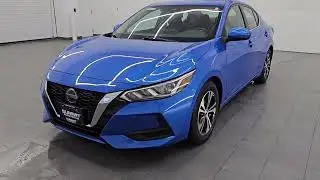 2023 Nissan Sentra SV Electric Blue Metallic Used. walk around for sale in Fond Du Lac, Wisconsin,