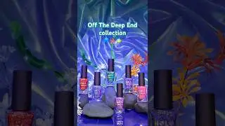 We&rsquo;re going Off The Deep End 🪼NEW🪼 iridescent jelly flakie nail polishes💅 Holo Taco