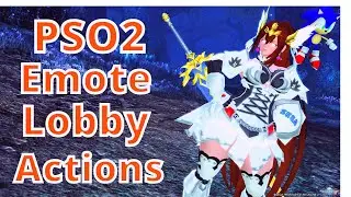 PSO2 281: Dance 40 Emote Lobby Action
