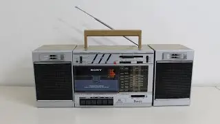 Restauração + Bluetooth: SONY 7 Bands Radio Cassette Recorder CFS-3000S