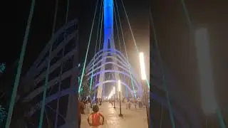 Pune's skywalk bridge 😍#pune #skywalk #metro #foryou #minivlog #dailyshorts