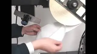 SATO LR4NX-FA Print Engine - How to install label