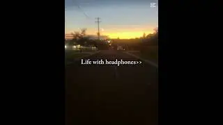 Music in my headphones 🐐 #musicforlife