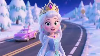 ❄️ Icy Highway Queen 2 | Magical Winter Racing Adventure for Kids! 🚗👑⛄