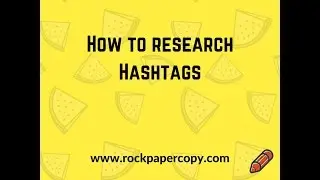 How to research hashtags