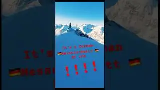 I spotted something weird on the mountain... It's a WWII FIGHTER 🏔️✈️ #shorts