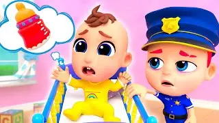 Police Takes Care of A Baby | Good Habits Song | Nursery Rhymes & Kids Songs | Tinytots