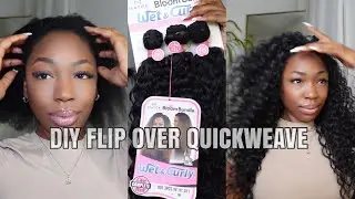 DO MY HAIR W ME + MAYDE BEAUTY HAIR, FLIP OVER QUICKWEAVE