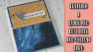 Quick and Cute Blue & Yellow Card