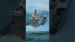 Por qu&eacute; los barcos no se hunden con olas gigantes