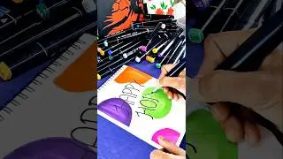 Happy Holi markel painting #art #painting #happyholi #viral #trend #shorts (025)
