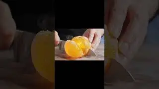 Frozen Iced Lychee, Glacial Orange & Icy Apple 🍎🍊🧊| Satisfying Cold Cuts #aiasmr #fypシ #fruitcutting