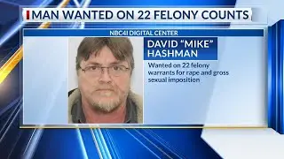 Man wanted on 22 felony counts of rape, gross sexual imposition