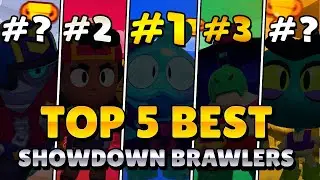 Top 5 Best Solo Showdown Brawlers To Always Win in Brawl Stars!
