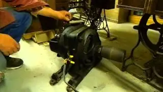 Early Kimble Electric Motor with Flat Belt Drive