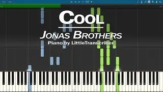 Jonas Brothers - Cool (Piano Cover) Synthesia Tutorial by LittleTranscriber