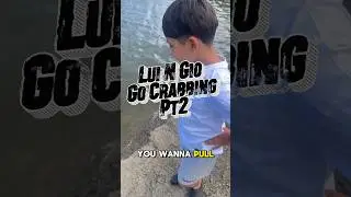 Luis N Gio Go Crabbing Part II. We found them. 2 male crabs. Dinner sorted 🦀