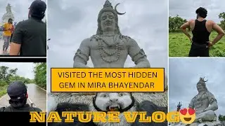 HIDDEN STATUE OF SHIVJI IN UTTAN BHAYENDAR|| HIDDEN MOUNTAIN IN MANORI || #nature #mumbai #trending