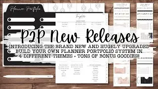 NEW RELEASE! Brand New Build Your Own Planner Portfolio with HUGE Upgrades & Tons of Bonus Goodies 🤩