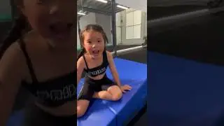 Gymnastics Direct Small Incline Gymnastics Mat in action!