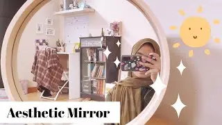 REVIEW + UNBOXING CERMIN BULAT AESTHETHIC | SHOPEE HAUL ROOM DECOR