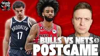 Chicago Bulls Erase 20-Point Lead in Fourth Quarter, then BLOW IT vs. Brooklyn Nets 😱 LIVE POSTGAME