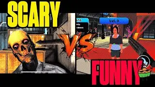 Zombies VS Security Check Game | FEAR AND LAUGH!