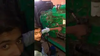 Priming fuel lines #cummins #generator #dieselengine