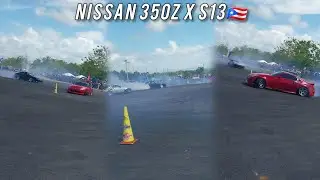 Nissan 350Z x Nissan S13 - Drifting en Clean Culture