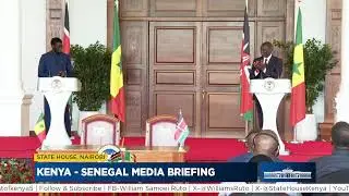 Kenya - Senegal Media Briefing, State House, Nairobi.