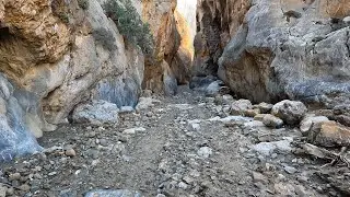 Trypiti Gorge Heraklion driving the last 5 kilometers