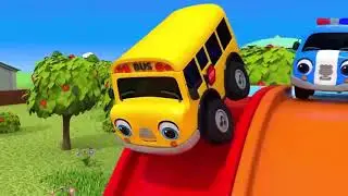 Colour full bus rainbow race fun videos for kids amazing bus race 😱😱