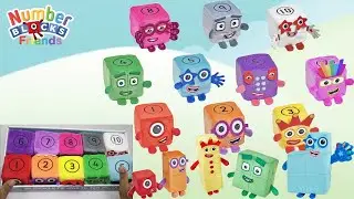 04:21 Minutes Compilation Unboxing Mini Blocklets Numberblocks 1&ndash;10,Soft & Squishy Cubes! ASMR Video
