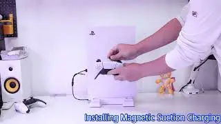 Ultimate PS5 Charging Dock: Compatible, Cooling Fans, Controller Charger, 11 Discs!