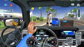 New Taxi Driver 3D - Miami Uber City Driving! - Taxi Simulator 2025 - Car Game Android Gameplay