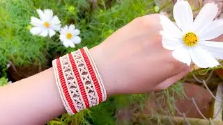 DIY Macrame Boho Bracelet Tutorials - Thắt vong tay phong c&aacute;ch Boho