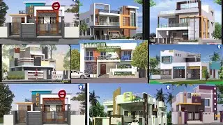 Beautiful 40 Single floor front elevation designs  simple house designs