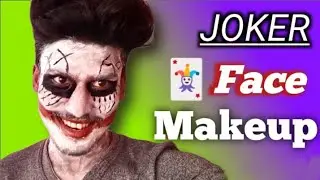 Simple Joker Face Makeup ||Joker Face Makeup Kaise kare ||