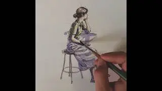 Quiet waiting | Fountain pen ASMR ✍️ #shorts