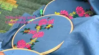 Stitching and embroidery video training program, Simdega #vlogger #subscribe 