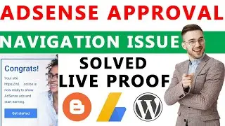 How To Fix Site Behaviour Navigation your site | Google AdSense approval Navigation issue solved