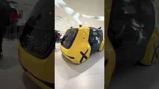 Pod Taxi with Flying Man #flyingtaxi #flyingman #dubai
