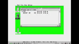 Atari TOS 1.0 UK - 1985 - Atari ST 520 emulated in Hatari