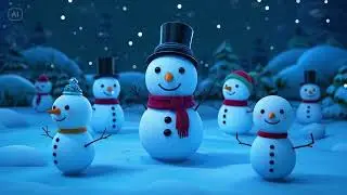 Ten Little Snowmen 2 ☃️🎶 | A Snowy Counting Adventure for Kids!
