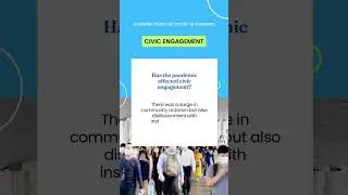 Has the pandemic affected civic engagement 📢🗳️ There was a surge in community activism but